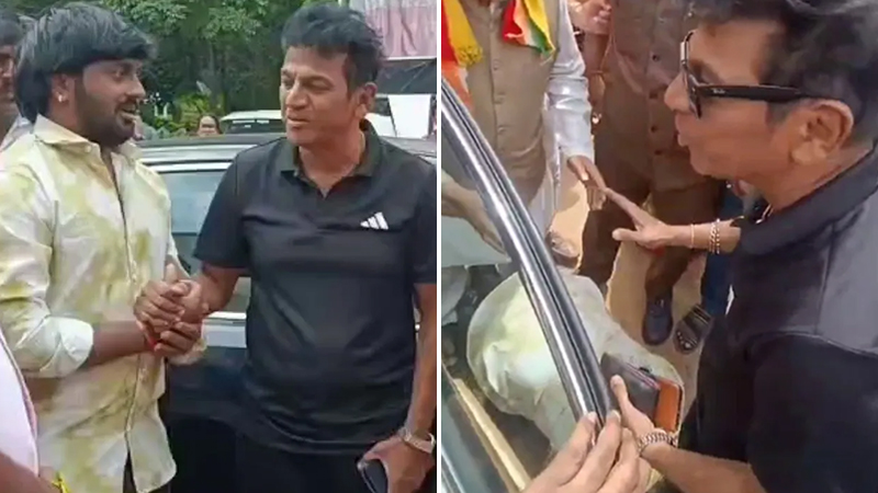 ಶಿವರಾಜ್​ಕುಮಾರ್ ಕಾಲಿಗೆ ಬಿದ್ದು ಕ್ಷಮೆ ಕೇಳಿದ ಮಡೆನೂರು ಮನು
