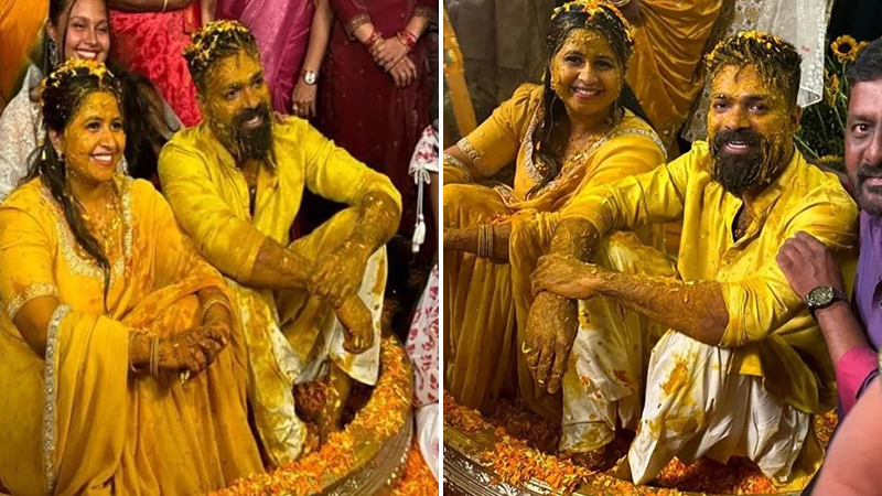 ಹಳದಿ ಶಾಸ್ತ್ರದ ಸಂಭ್ರಮದಲ್ಲಿ ನಿರೂಪಕಿ ಅನುಶ್ರೀ