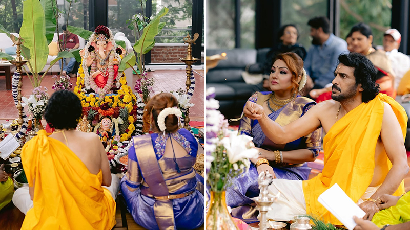 ಉಪೇಂದ್ರ ಮನೆಯಲ್ಲಿ ಅದ್ದೂರಿ ಗಣೇಶ ಹಬ್ಬ