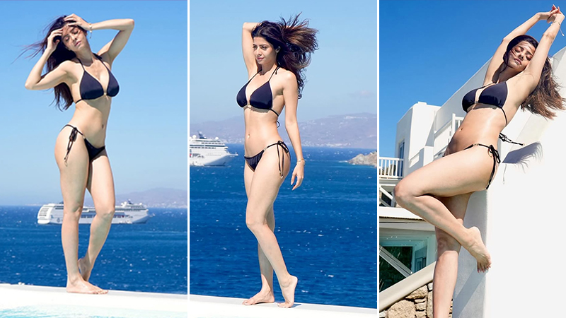 Shivalinga actress Vedika looks stunning in a bikini